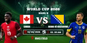Soi Kèo Canada Vs Bosnia và Herzegovina 02h00 13/06 – World Cup 2026