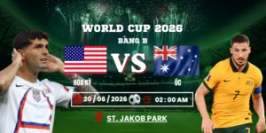 Soi Kèo Hoa Kỳ vs Úc 02h00 20/06 – World Cup 2026