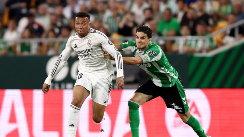 Real Betis khó ngăn cản sức mạnh của Real Madrid